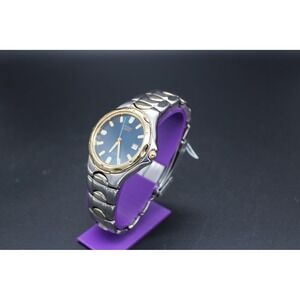 Citizen Quartz WR 50 Mens Two Tone Blue Dial‎ Date Watch 1112-S63334 HSB
